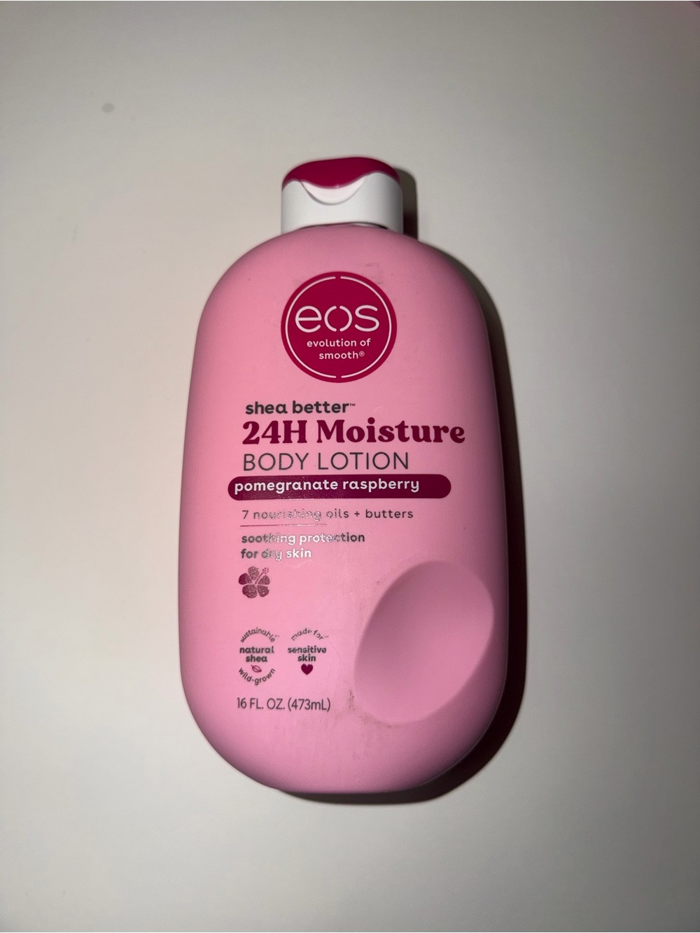 Eos pomegranate raspberry lotion